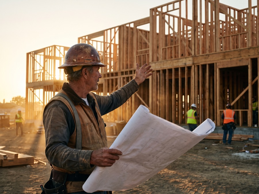 Contractor on site